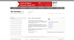 Desktop Screenshot of din-formate.de